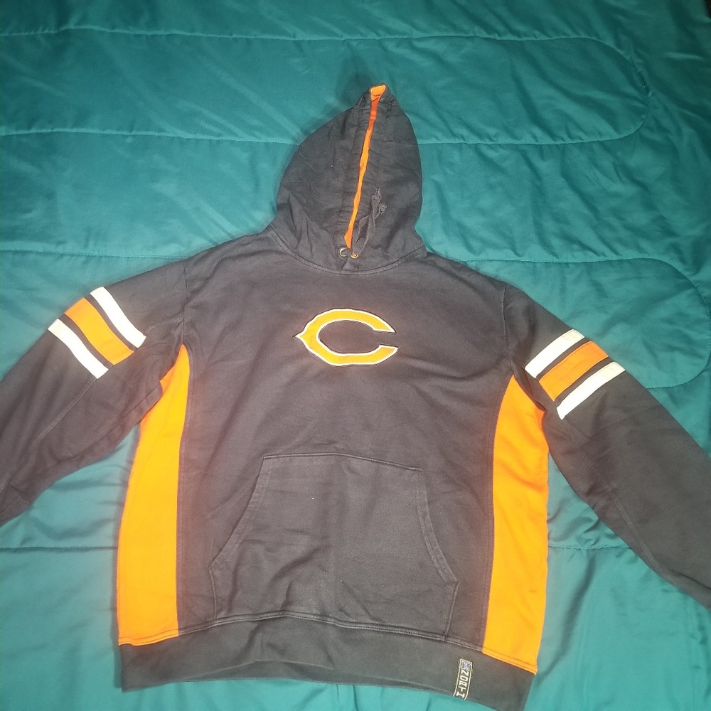 Chicago Bears NFL XL blue and orange hoodie